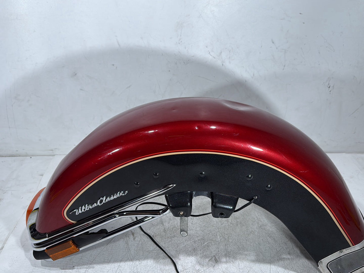 2007 Harley Electra Glide Touring Ultra OEM Front Wheel Fender Shell Panel Dent!