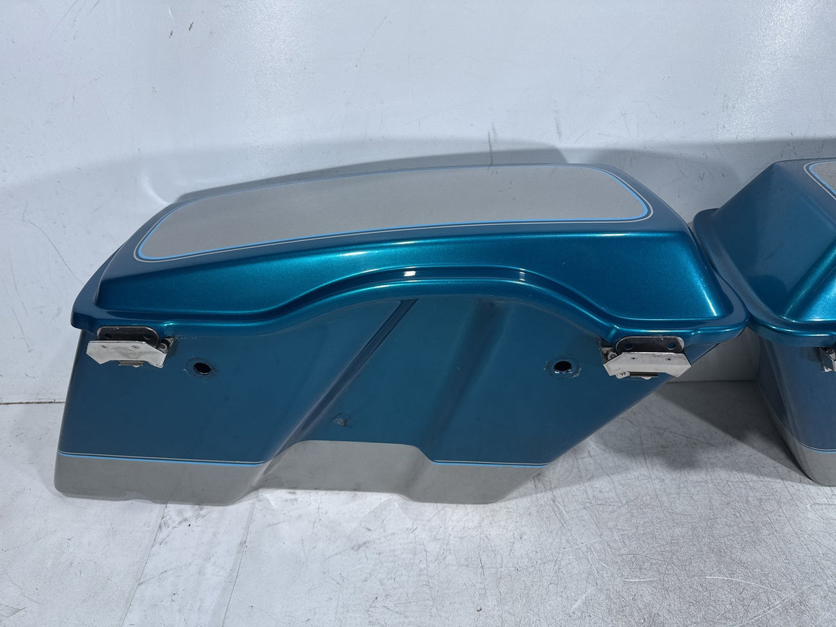 1995 Harley Electra Glide Touring FLHT OEM Left Right Saddlebags Luggage NOKey