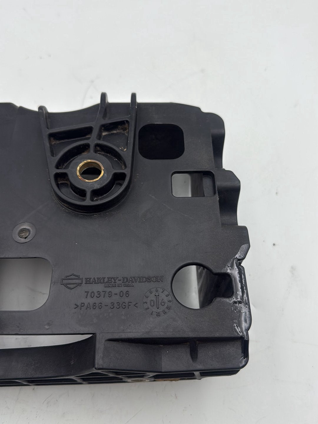 2007 - 2012 Harley-Davidson Dyna Street Bob Battery Tray Bracket Holder Carrier  	70379-06