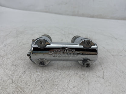 2013 Harley Heritage Softail Classic FLSTC OEM Front Handlebar Riser Top Clamp Chrome