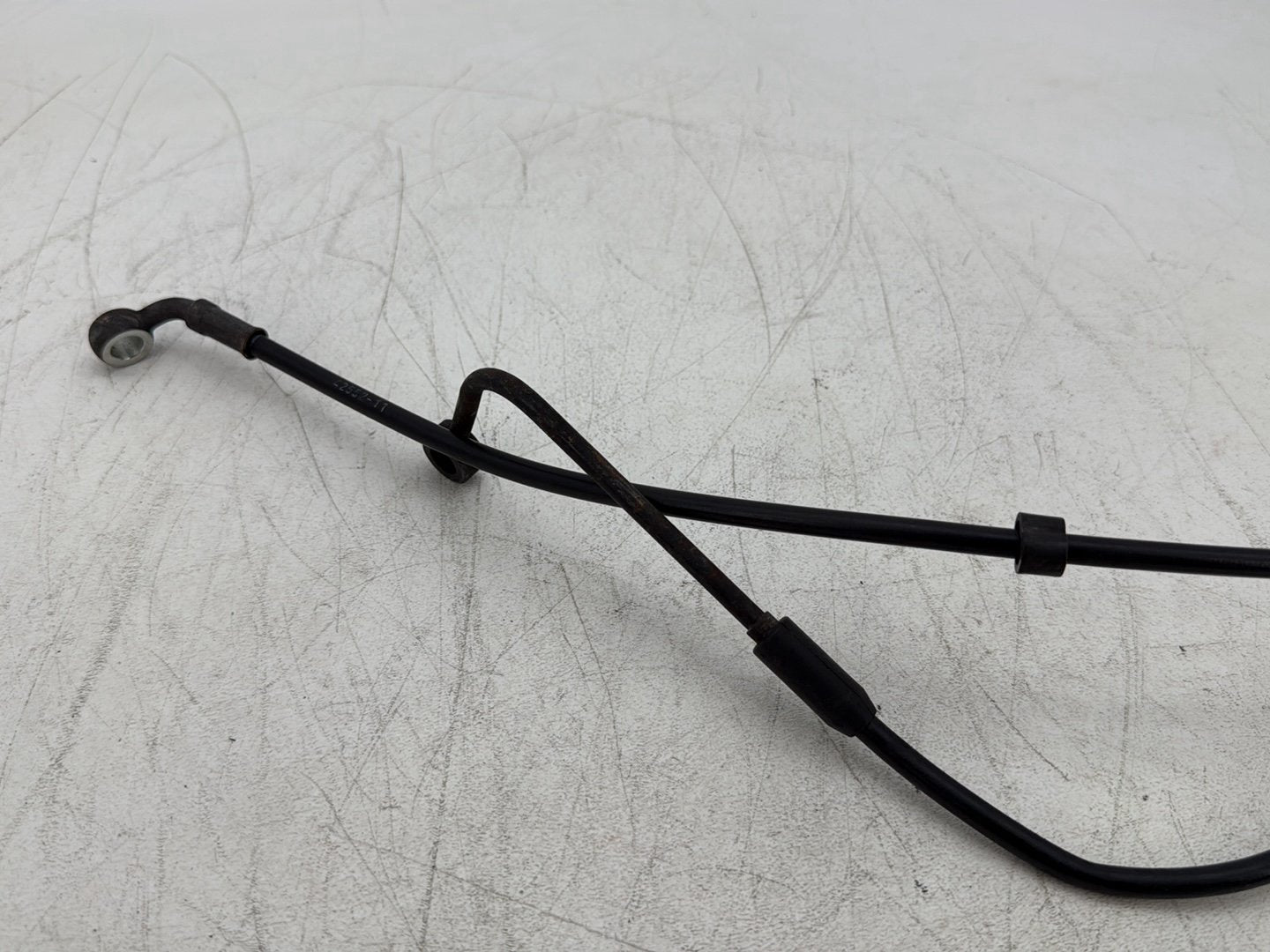 2011 Harley Softail FLSTFB Fat Boy OEM Rear Brake Hose Line Pipe ABS 43373-11