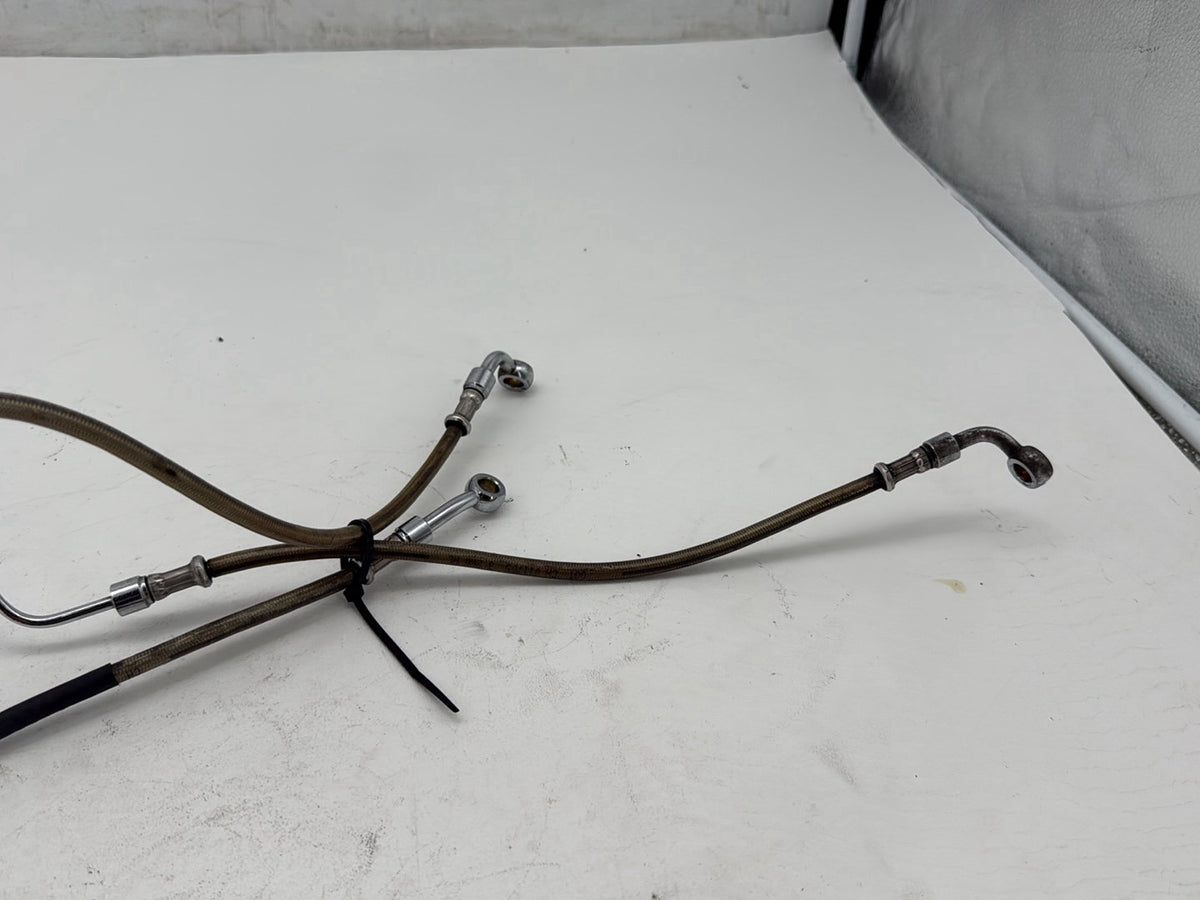 2005 Harley Electra Glide Touring CVO Screamin OEM Front Brake Hose Line Pipe