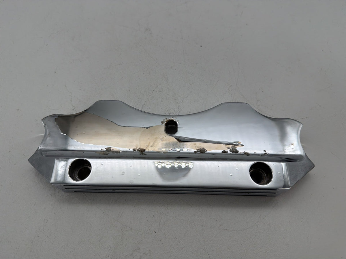 1994 Harley Softail Custom FXSTC OEM Front Handlebar Riser Top Clamp Chrome