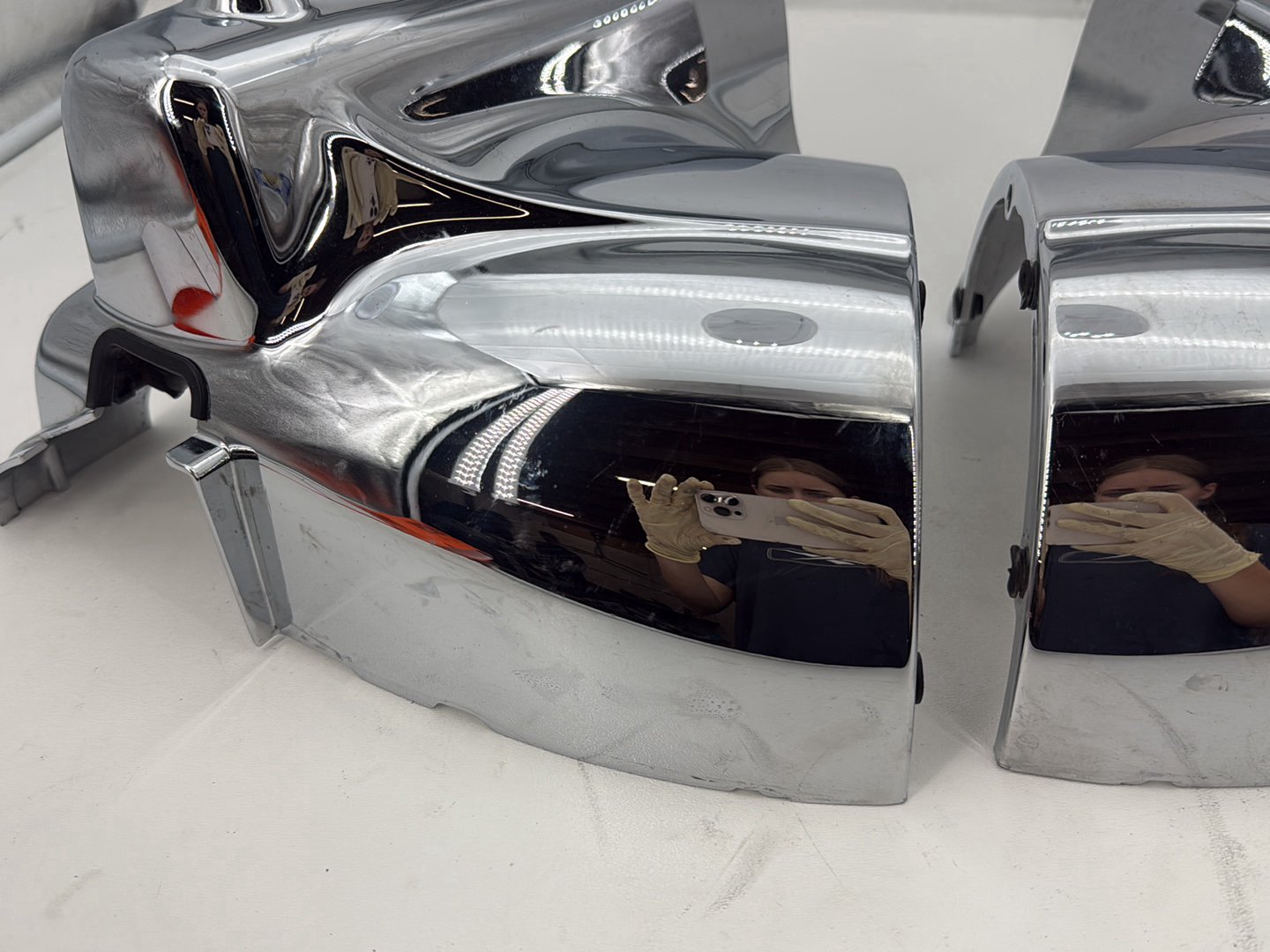 2011 Harley Road King Touring FLHRC Classic OEM Left & Right Headlamp Nacelle Covers