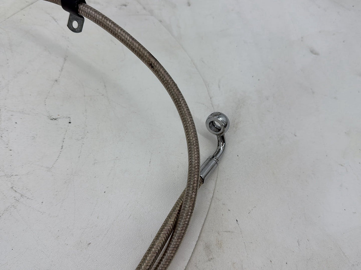 2006 Harley Dyna Super Glide Custom FXDCI OEM Front Brake Hose Line Pipe