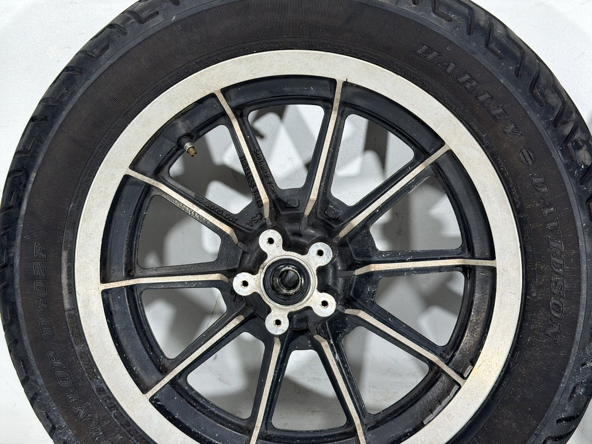 91 Harley Electra Glide Touring Classic Front & Rear Wheel Rim Tire MT90B16 16"