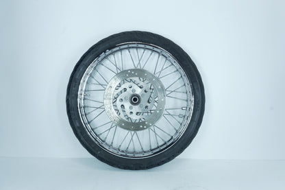 01 Harley Softail FXSTB Night Train OEM Front Wheel Rim Tire Spoked MH90-21 21"