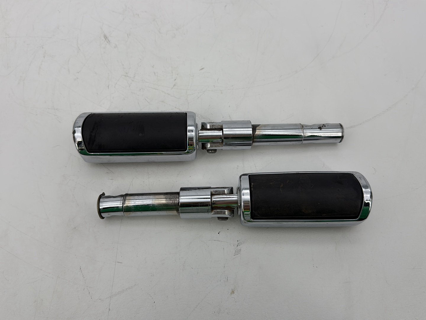 2009 Harley Sportster XL1200C 1200 Custom OEM Left & Right Driver Step Foot Rest Pegs