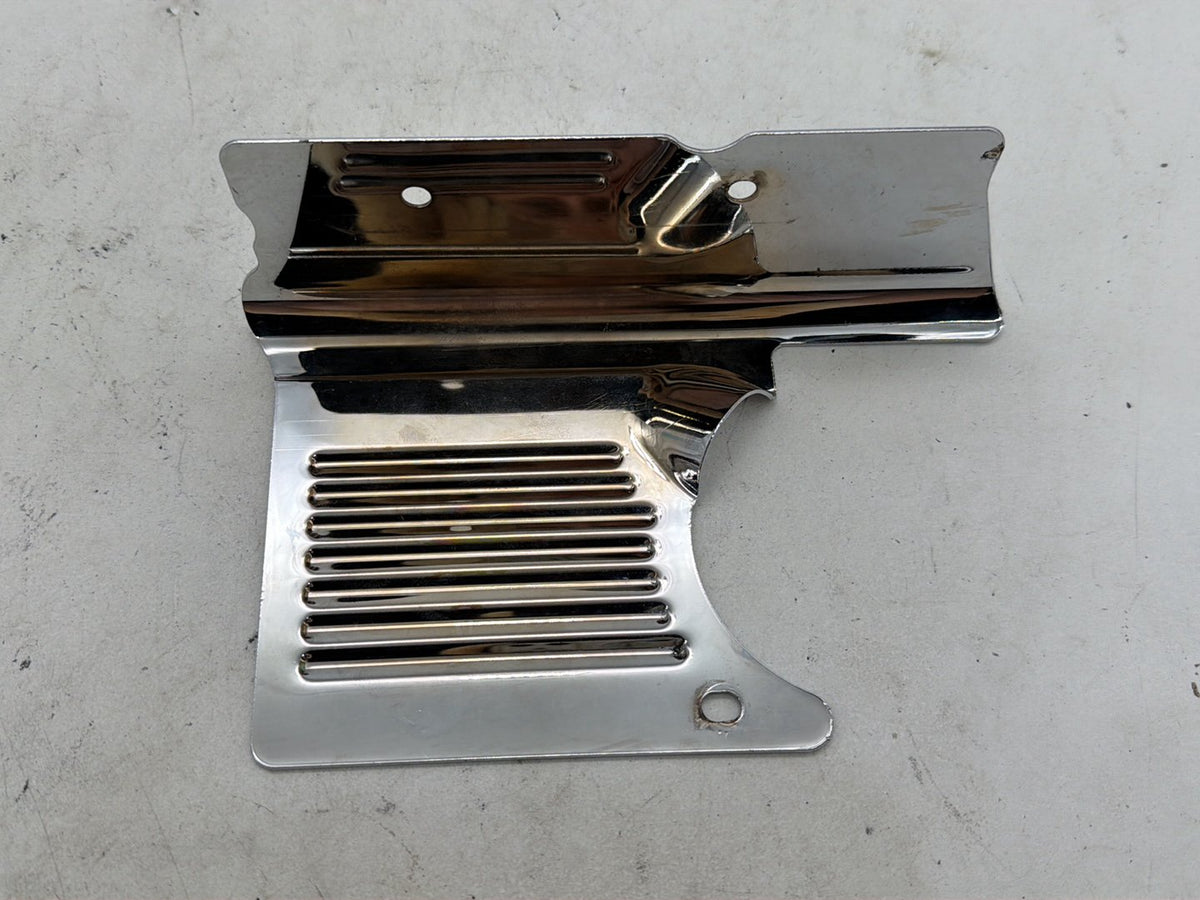 1990 Harley Electra Glide Touring Sport OEM Transmission Chrome Cover Trim Panel