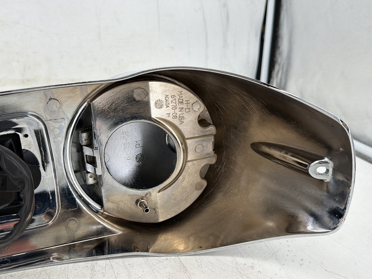 2011 Harley Electra Glide Touring Ultra OEM Fuel Gas Tank Dash Console NOKey