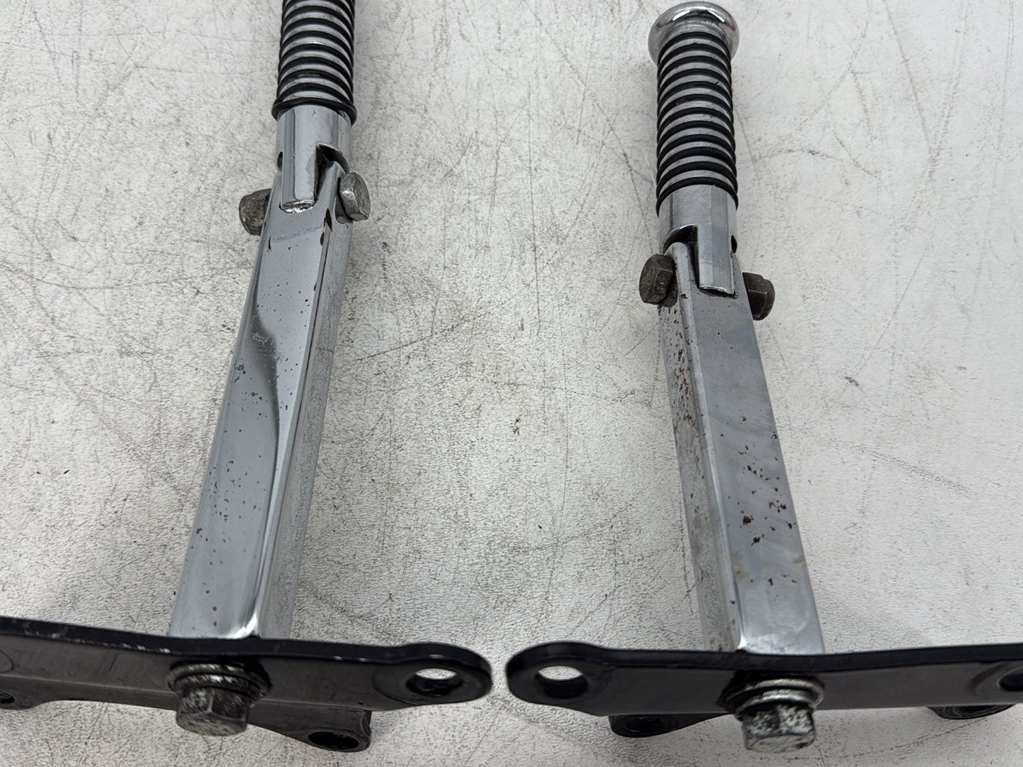 1997 Harley Sportster 1200 Custom XL1200C OEM Left & Right Driver Step Foot Rest Pegs