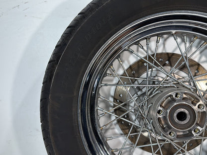 2005 Harley Dyna FXDWG Wide Glide OEM Rear Wheel Rim Tire Spoked