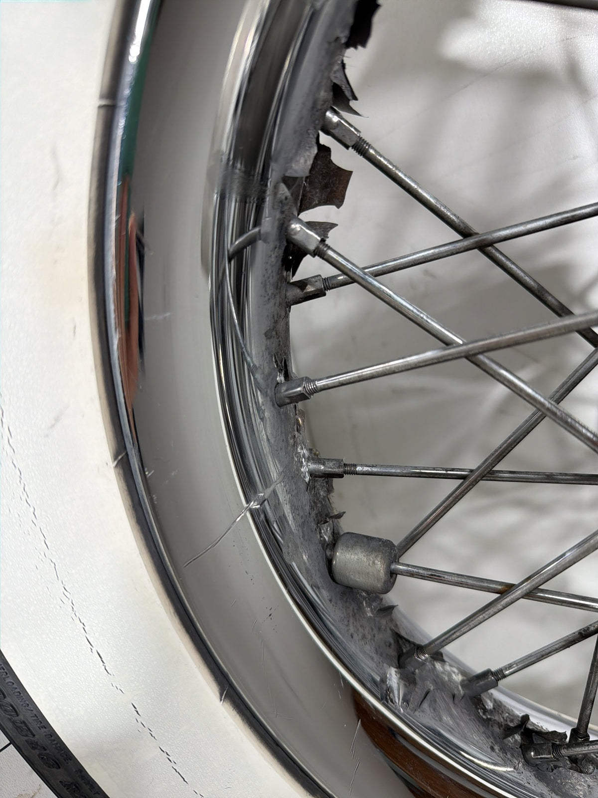 2004 Harley Electra Glide CVO Screamin OEM Front Rear Wheel Rim Tire Spoked 16"