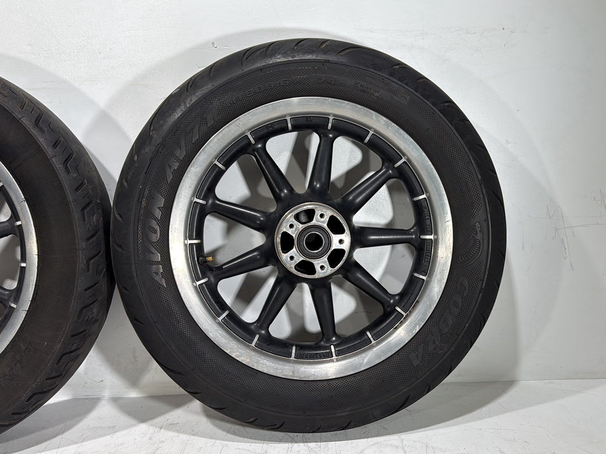 2007 Harley Touring FLHTP Electra Glide Police OEM Front Rear Wheel Rim Tire 16"