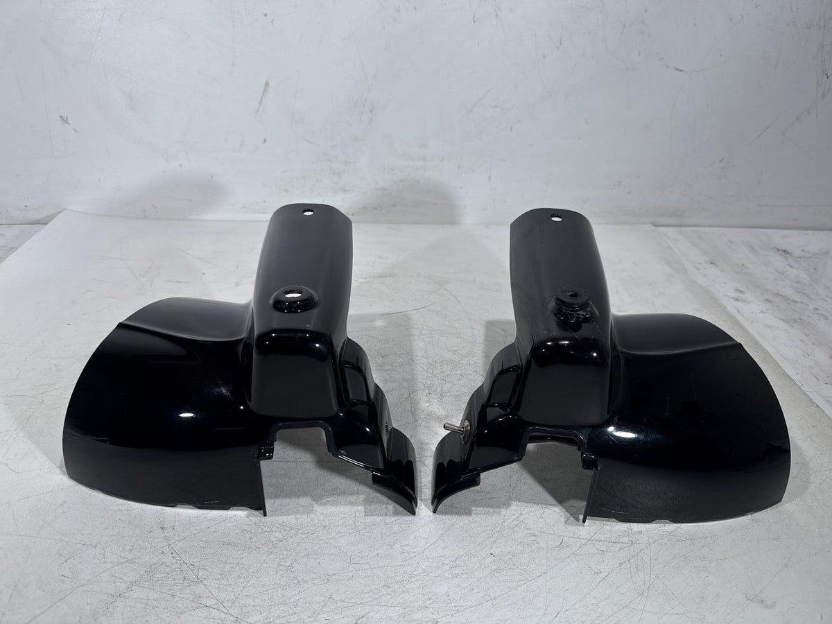 2010 Harley Road King Touring Police OEM Left & Right Headlamp Nacelle Covers