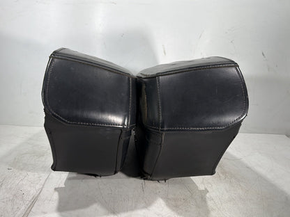 2004 Harley Road King Touring Custom FLHRSI OEM Rear Left Right Saddlebags Luggage Leather