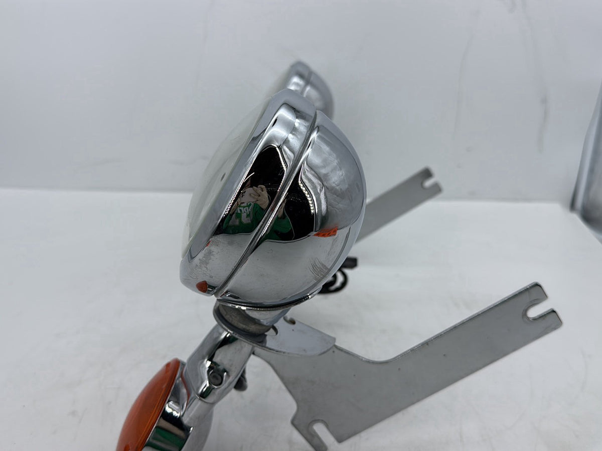 08 Harley Touring Electra Glide Ultra Front Turn Signal Indicators Aux Light Bar