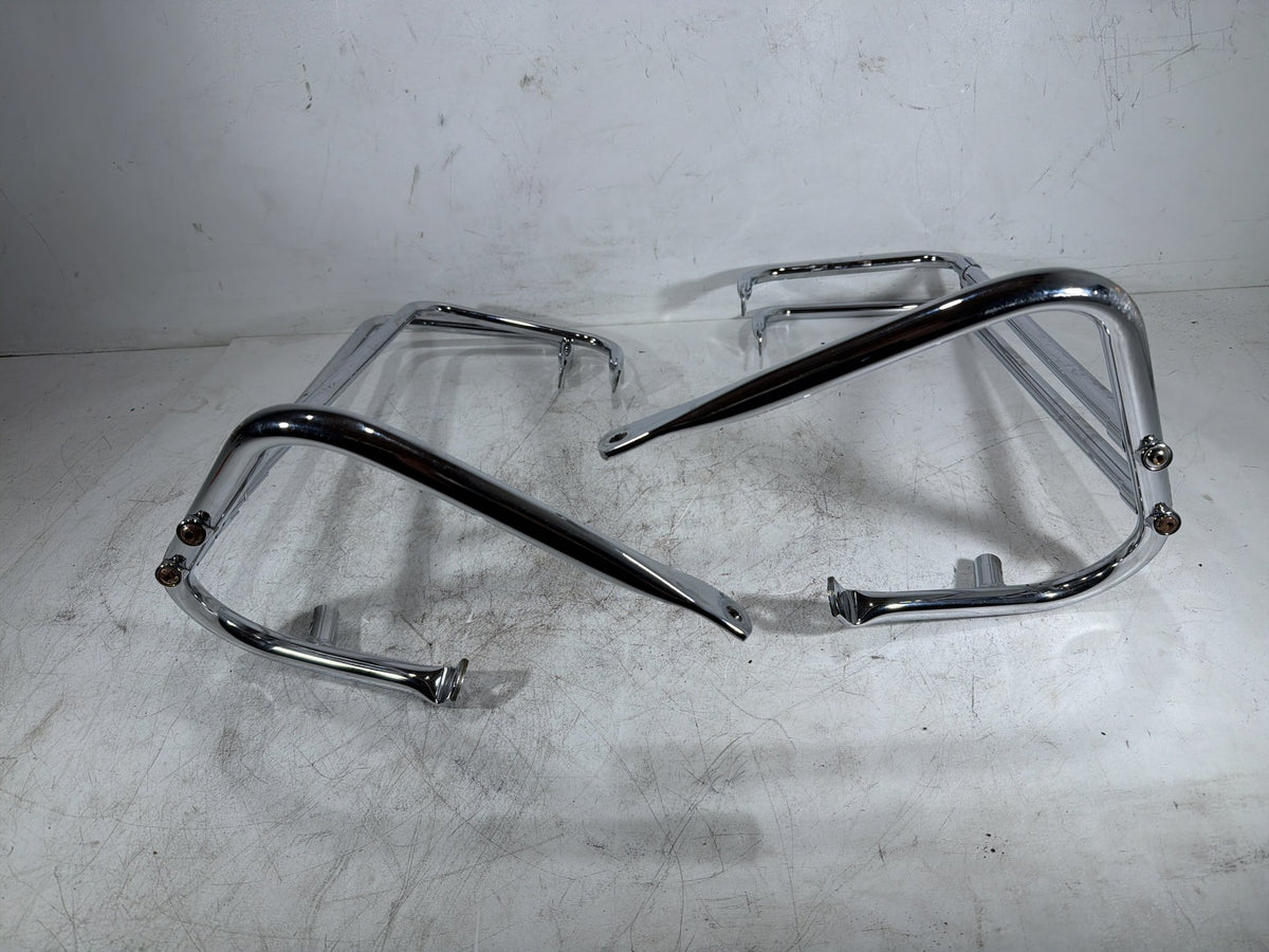 2006 Harley Electra Glide Touring Classic OEM Rear Left Right Saddlebag Guard Rails Bar