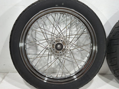 2005 Harley Sportster 1200 Roadster XL1200R OEM Front Rear Wheel Rim Tire Spoked
