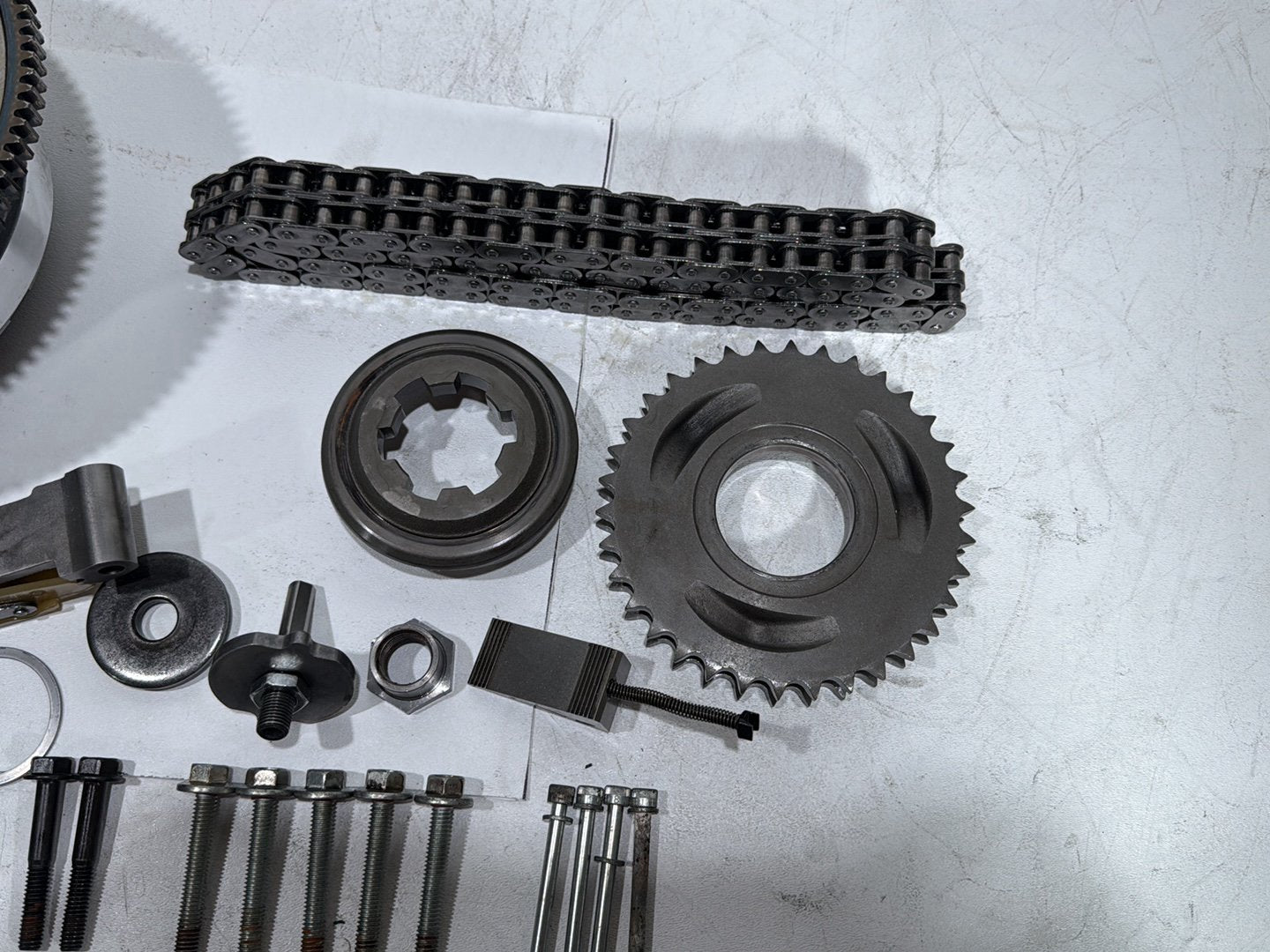 2011 Harley Heritage Softail Classic FLSTC OEM Clutch Basket Chain Tensioner Kit