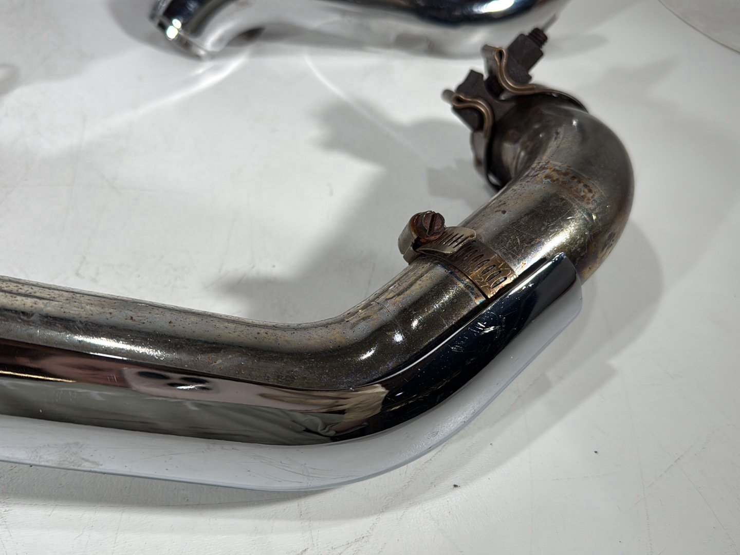 1999 - 2006 Harley-Davidson Touring Electra Glide Ultra Exhaust Header Pipes Muffler Vance & Hines 65621-99B , 65539-95A