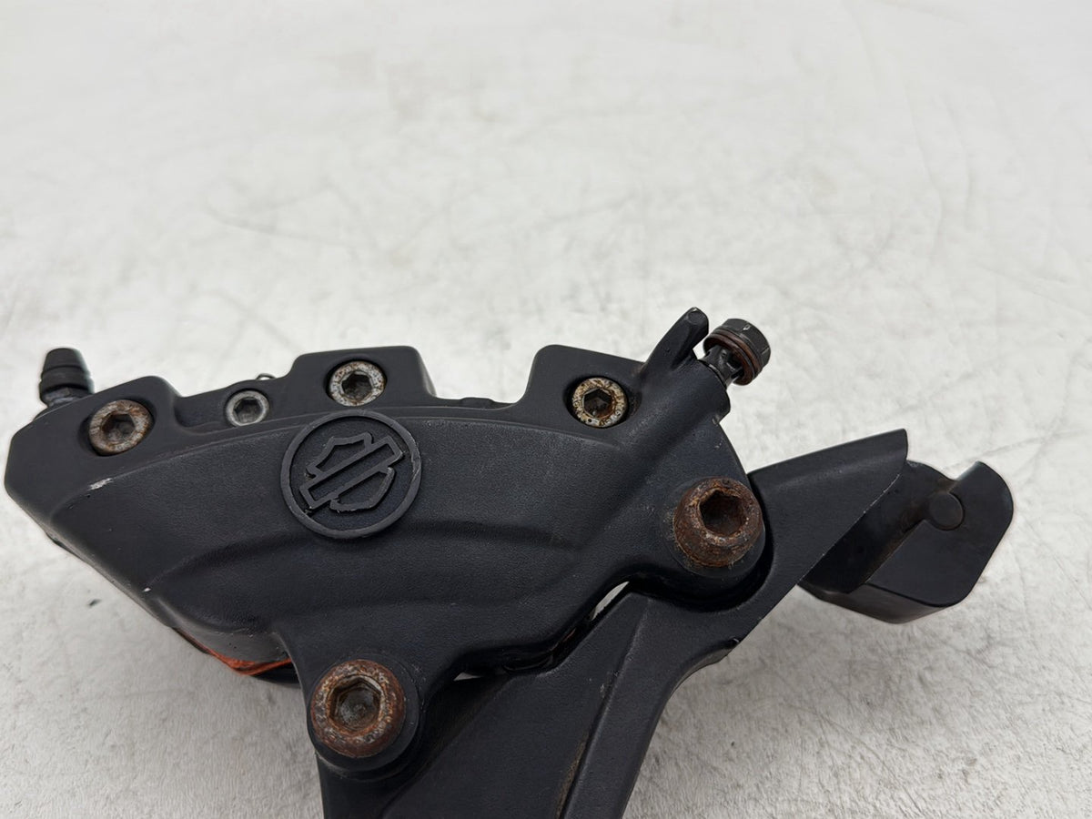 2009 Harley Road King Touring Police OEM Rear Back Brake Caliper w/ Bracket
