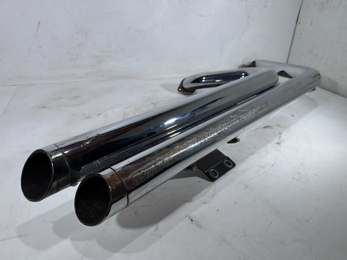 2006 Harley Softail Deuce FXSTDI OEM Exhaust Header Pipes Vance & Hines