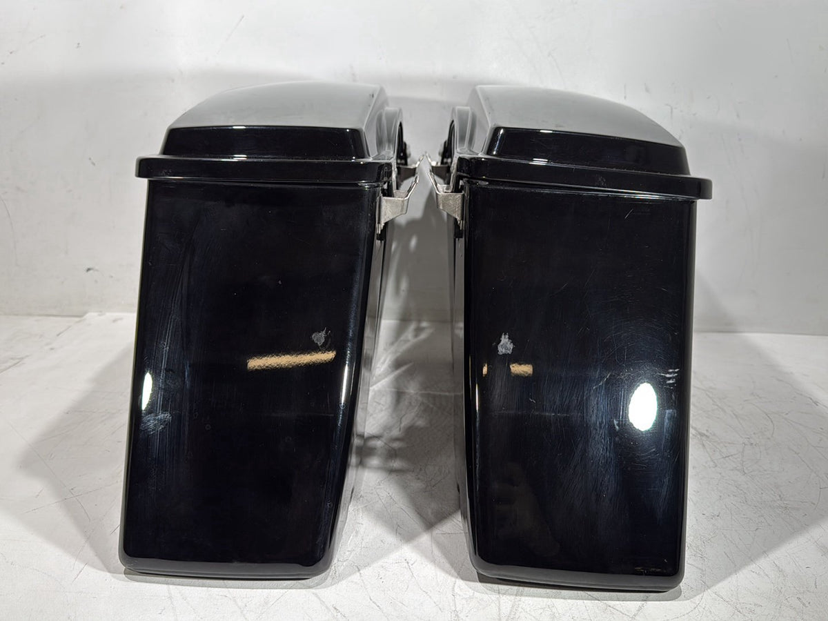 2007 Harley Touring FLHTP Electra Glide Police OEM Left Right Saddlebags Luggage NOKey