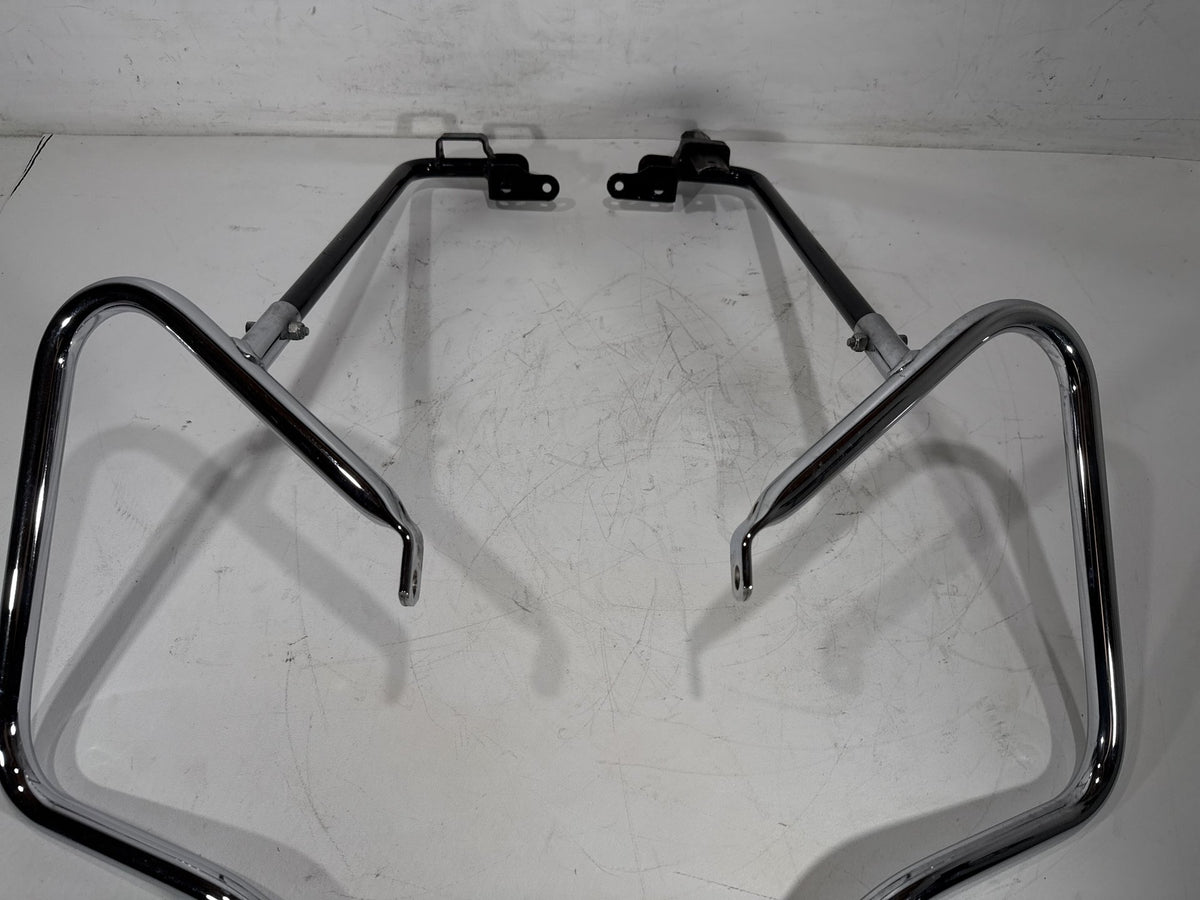 14 Harley Electra Glide Touring Ultra Rear Left Right Saddlebag Guard Rails Bar
