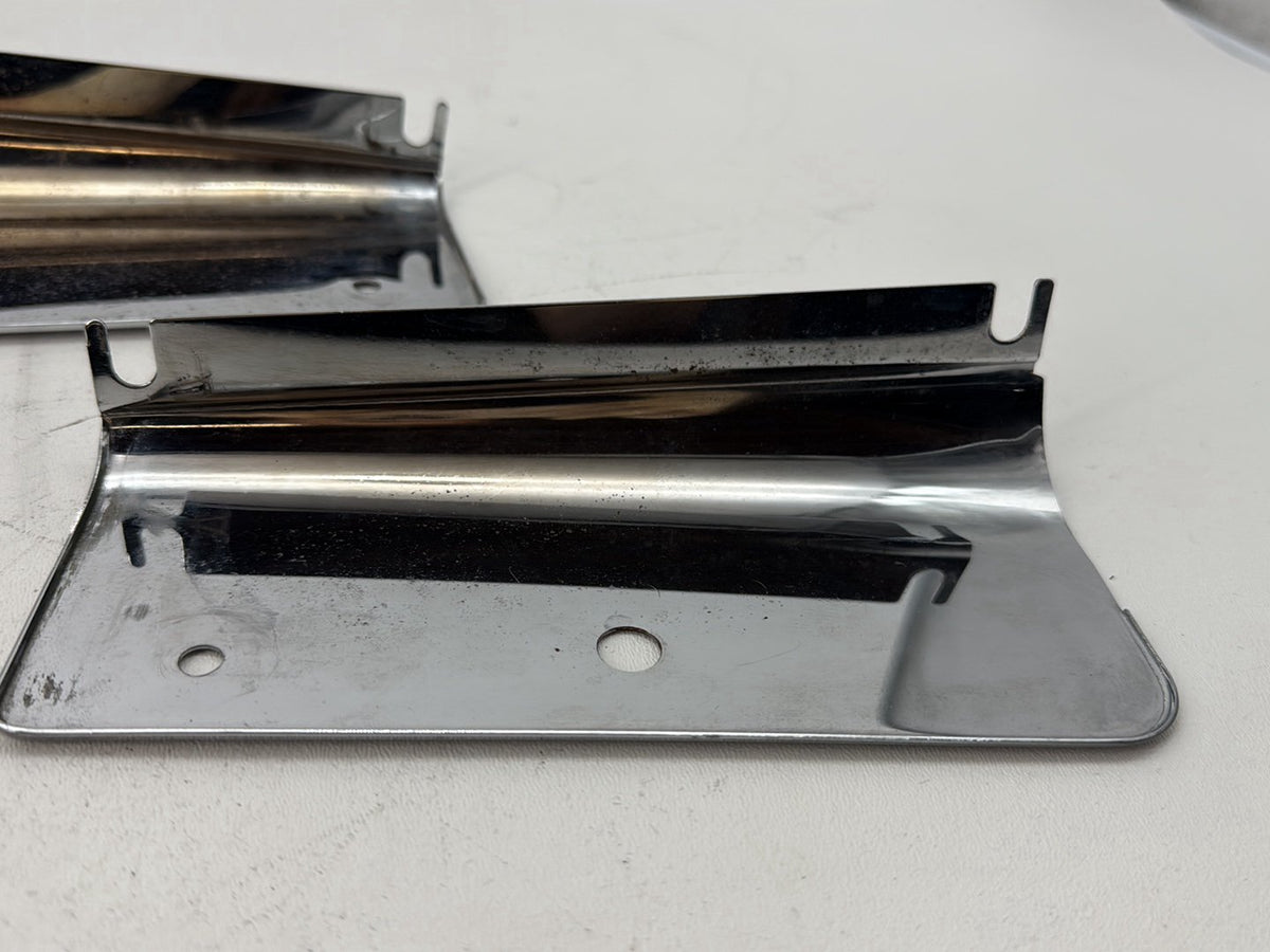 1991 Harley Heritage Softail Classic FLSTC OEM Front Left Right Fork Tube Slider Guard Covers