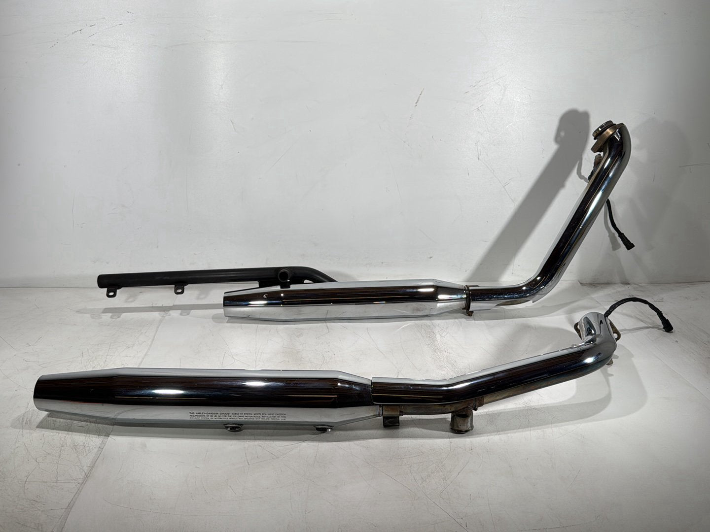 2007 Harley Softail Heritage Classic FLSTC OEM Exhaust Header Pipes Muffler