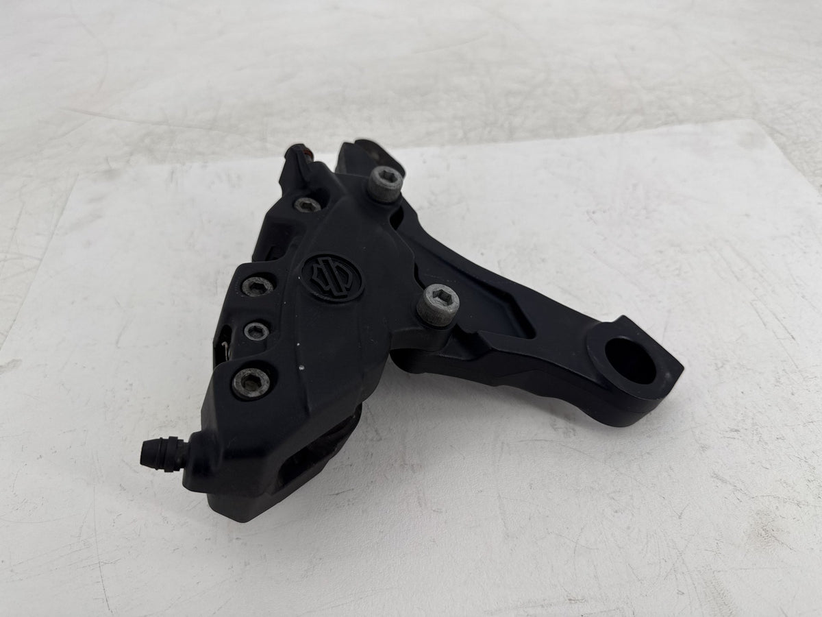 2013 Harley Street Glide Touring FLHX OEM Rear Back Brake Caliper w/ Bracket