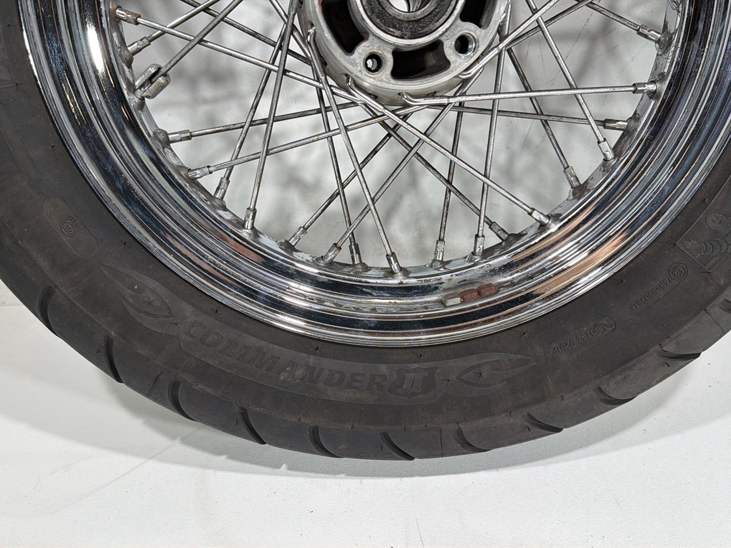 2011 Harley Heritage Softail Classic FLSTC Front Rear Wheel Rim Tire Spoked 16"