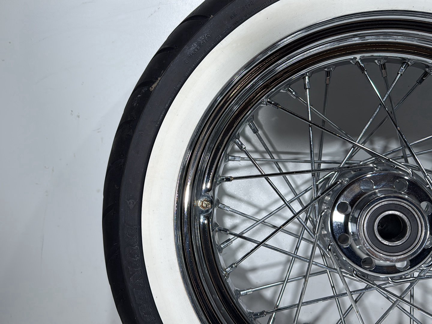 2008 Harley Softail Deluxe FLSTN OEM Front Rear Wheel Rim Tire Spoked