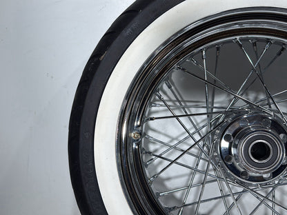 2008 Harley Softail Deluxe FLSTN OEM Front Rear Wheel Rim Tire Spoked