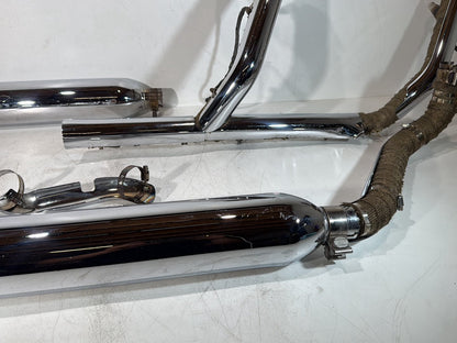2008 Harley Touring Electra Glide Ultra OEM Exhaust Header Pipes Muffler COBRA