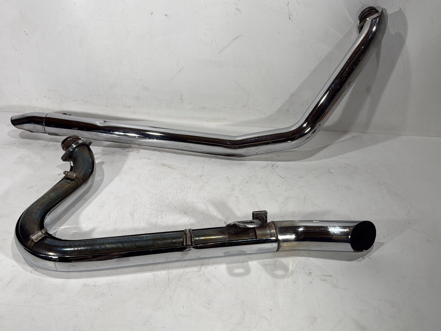 1997 Harley Softail Fat Boy FLSTF OEM Exhaust System Header Pipe