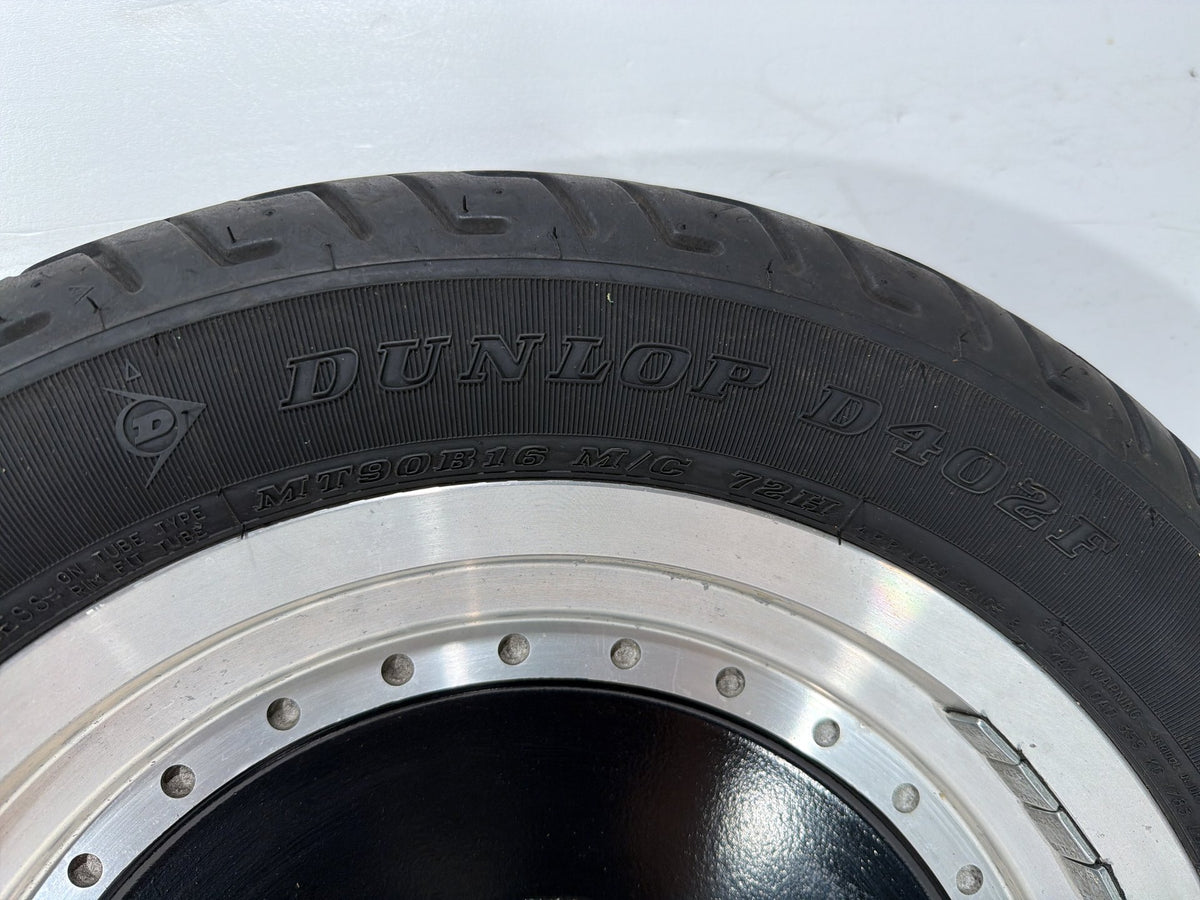 2001 Harley Fat Boy Softail FLSTFI OEM Front Wheel Rim Tire 130/90B16 16"