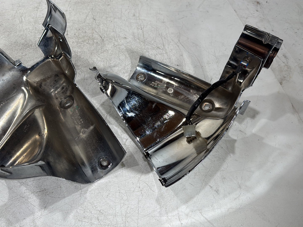 2005 Harley Road King Touring Police OEM Left & Right Headlamp Nacelle Covers