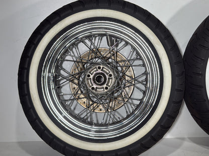 1999 - 2006 Harley-Davidson Touring Electra Glide Ultra Front Rear Wheel Rim Tire Spoked 40960-08 , 43085-97