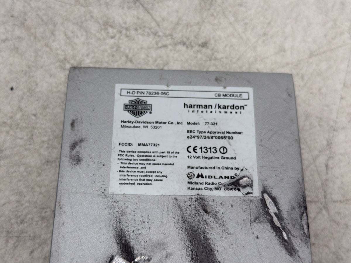 2011 Harley Electra Glide Touring Ultra OEM CB Harman Kardon Radio Module