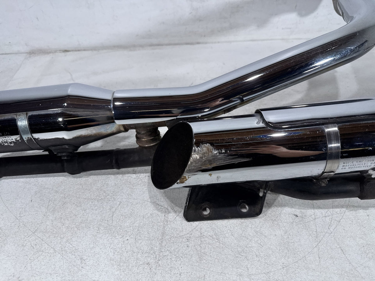2001 Harley Heritage Softail Classic FLSTC OEM Exhaust Header Pipes Muffler