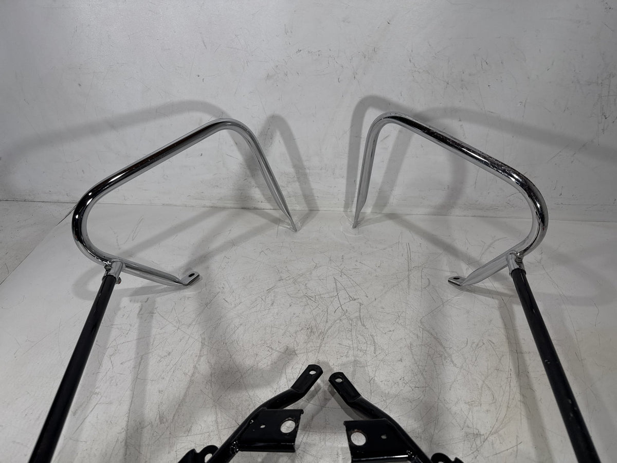 12 Harley Electra Glide Touring OEM Rear Left Right Saddlebag Guard Rails Bar