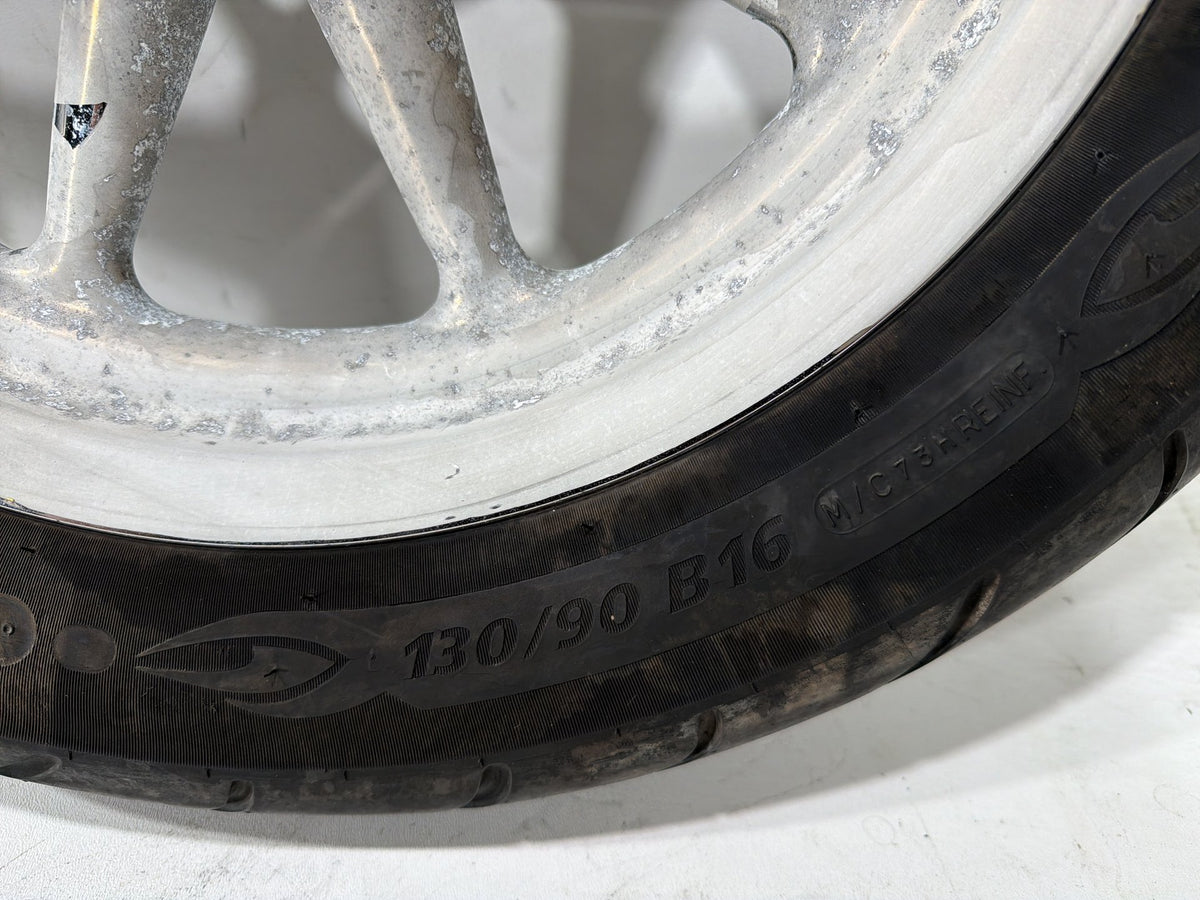 2004 Harley Electra Glide Touring Ultra OEM Front Wheel Rim Tire 130/90B16 16"