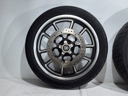 2015 Harley Dyna Low Rider FXDL OEM Front & Rear Wheel Rim Tire