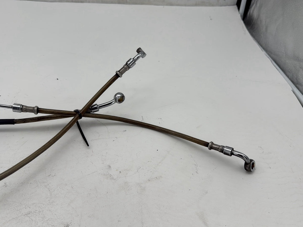 2005 Harley Electra Glide Touring CVO Screamin OEM Front Brake Hose Line Pipe