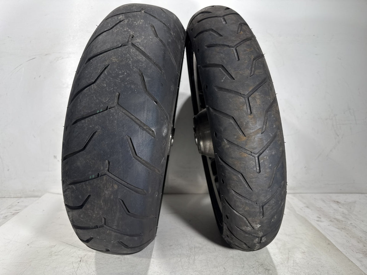 2010 Harley Road King Touring Police OEM Front & Rear Wheel Rim Tire 17" 16"