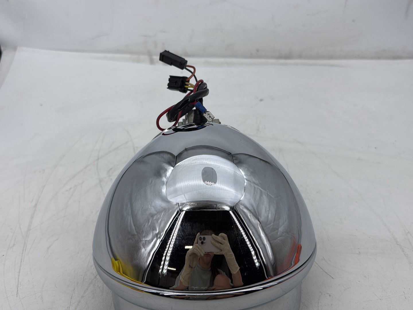 2005 Harley Heritage Softail Classic OEM Headlight Headlamp Head Light Halogen