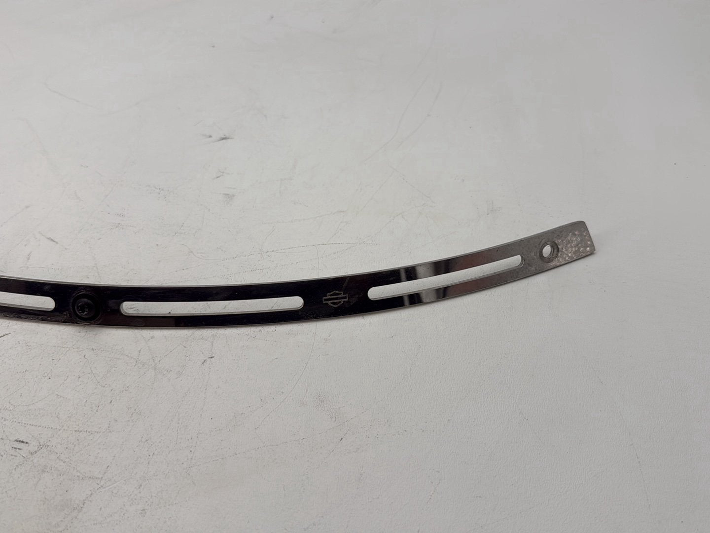 2007 Harley Touring FLHTP Electra Glide Police OEM Front Windshield Mount Trim Strip 58247-96