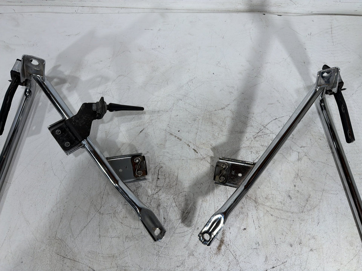 2009 Harley Street Glide Touring OEM Rear Left Right Saddlebag Guard Rails Bar